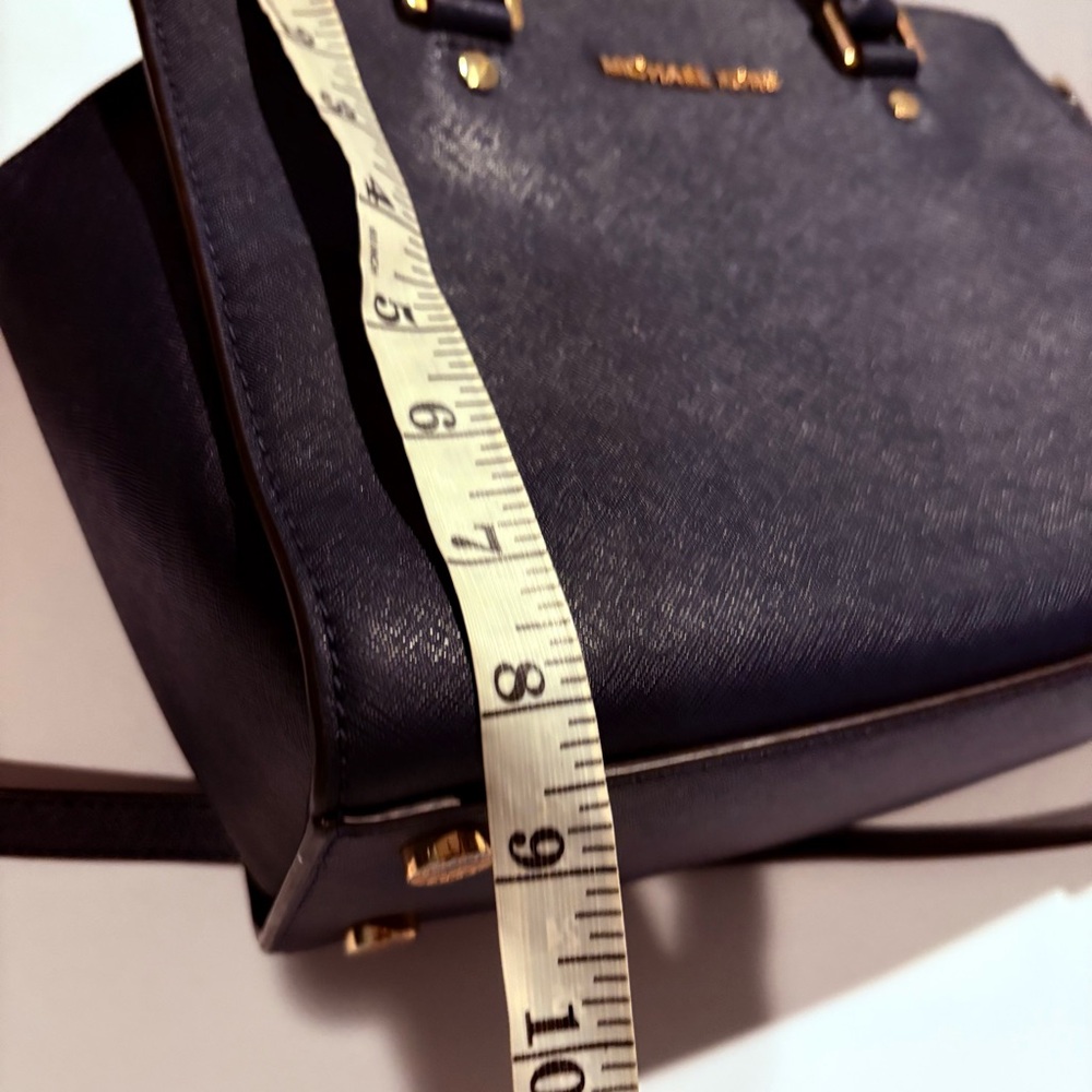 Michael Kors Selma  satchel Shoulder navy blue  Bag - Picture 9 of 15